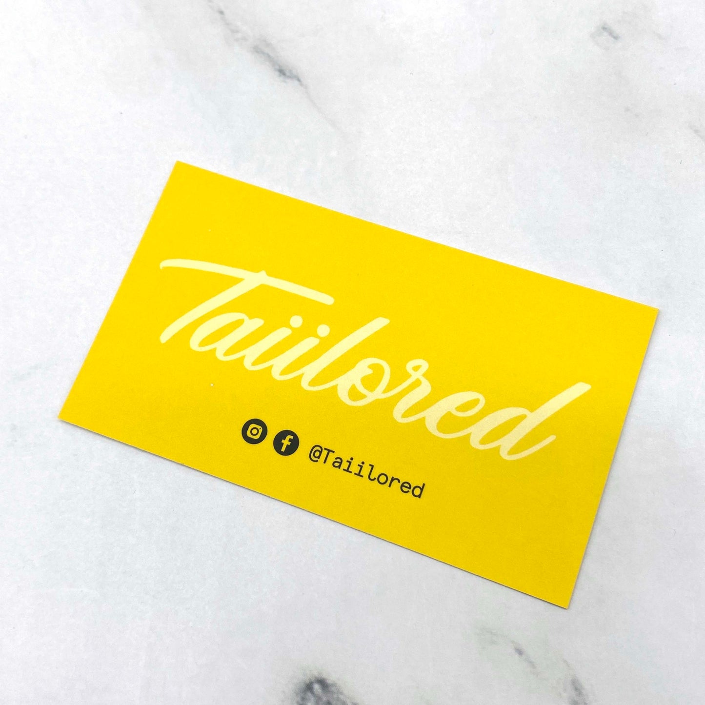 Suede Business Card