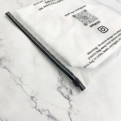 Frosted Zipper Bag