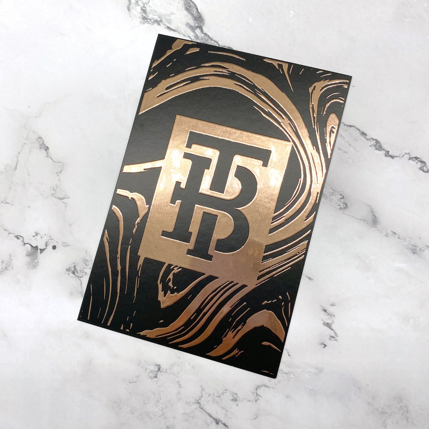 Custom Raised Foil Postcard