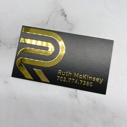 Raised Foil Business Card