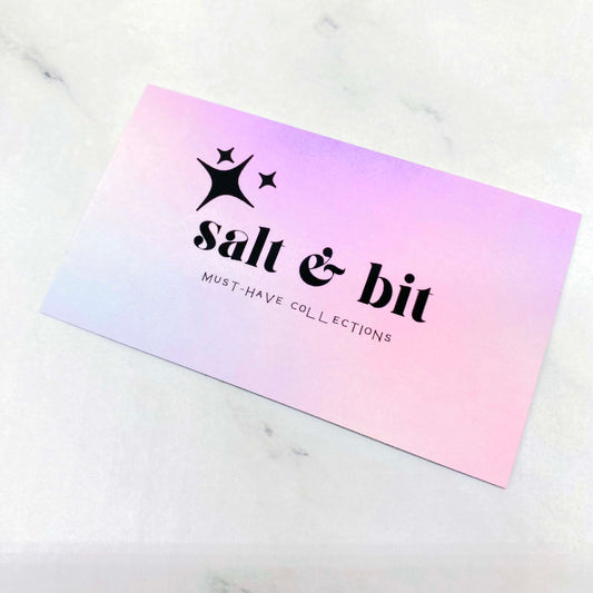 Suede Business Card