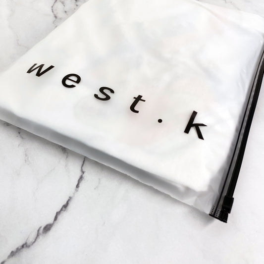 Frosted Zipper Bag