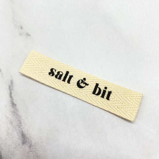 Custom Print Twill Cotton Labels