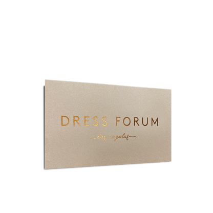 Metallic Foil Business Card